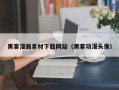 临海黑客漫画素材下载网站（黑客动漫头像）